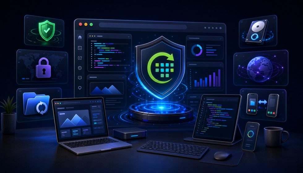 WebStore9 digital products and technology visual